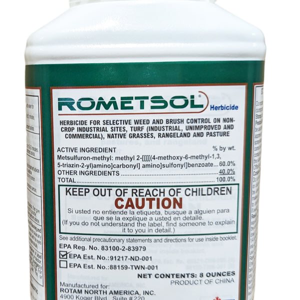 solida herbicide Rometsol Herbicide 8 ounce bottle