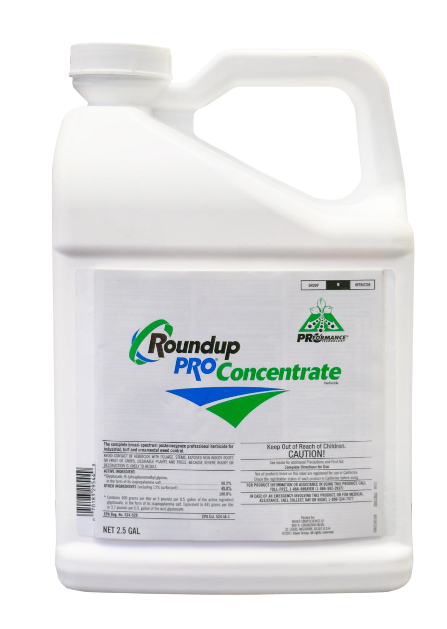 Roundup Pro Concentrate jug (2.5 gal)
