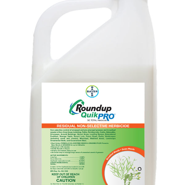 Roundup QuikPro SC Total Herbicide: Long-Lasting Weed Control | Quick  Results & Easy Use