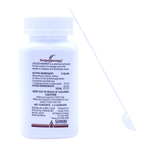 Sedgehammer Turf Herbicide for Nutsedge and Weeds WP 1000 Sq, 1.33Oz