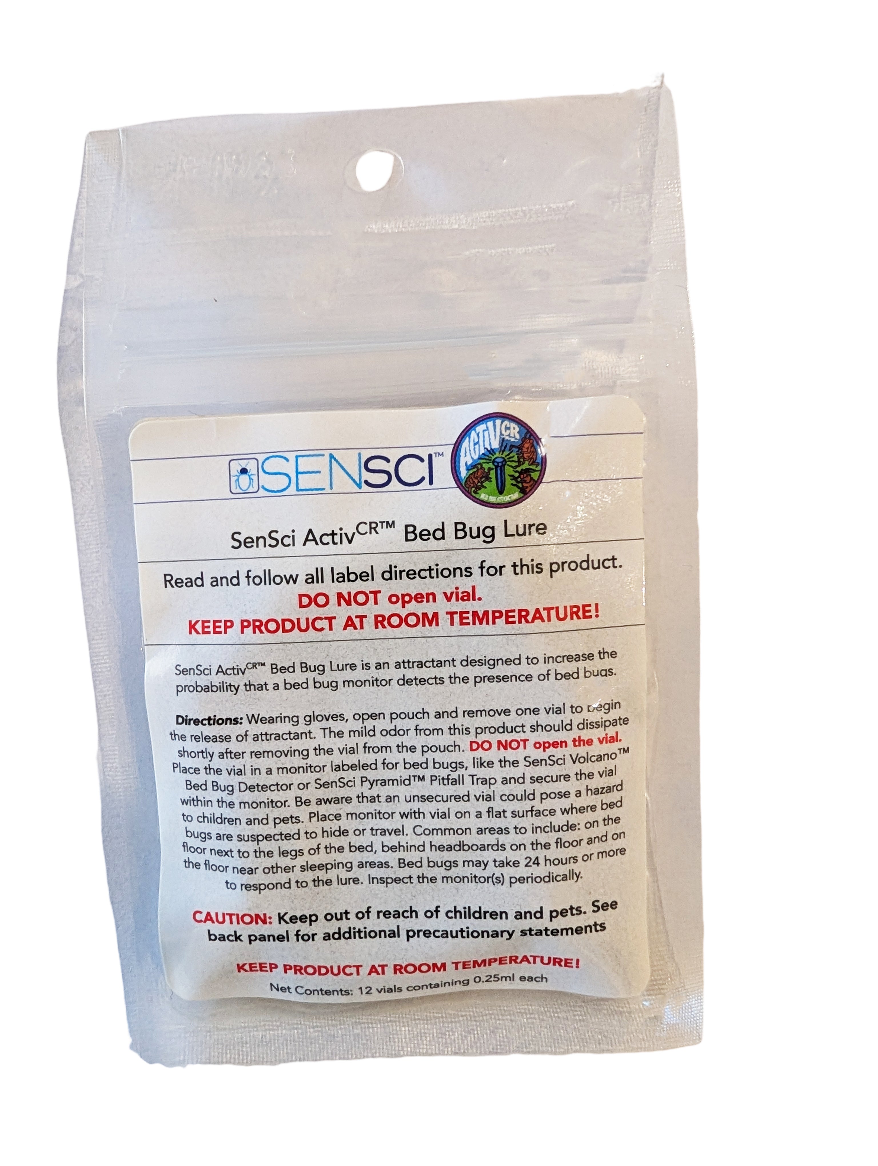 SenSci Activ Bed Bug Lures pack (12 lures)