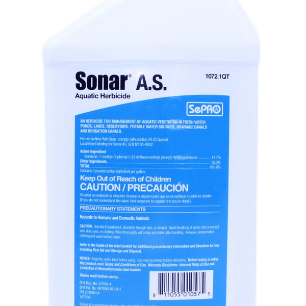 comply herbicide Sonar AS Aquatic Herbicide-Quart