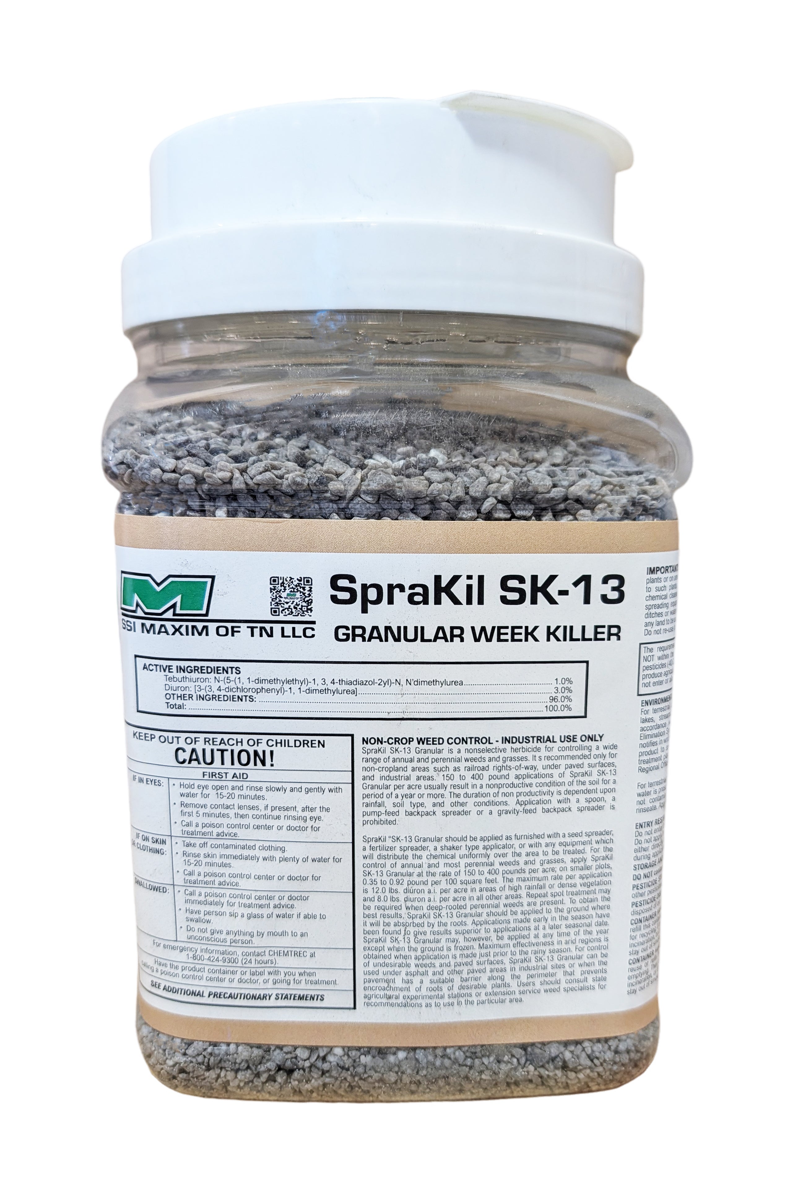 SpraKil SK-13 Granular Herbicide – Bareground, Non-Crop Control jug (6 lbs)