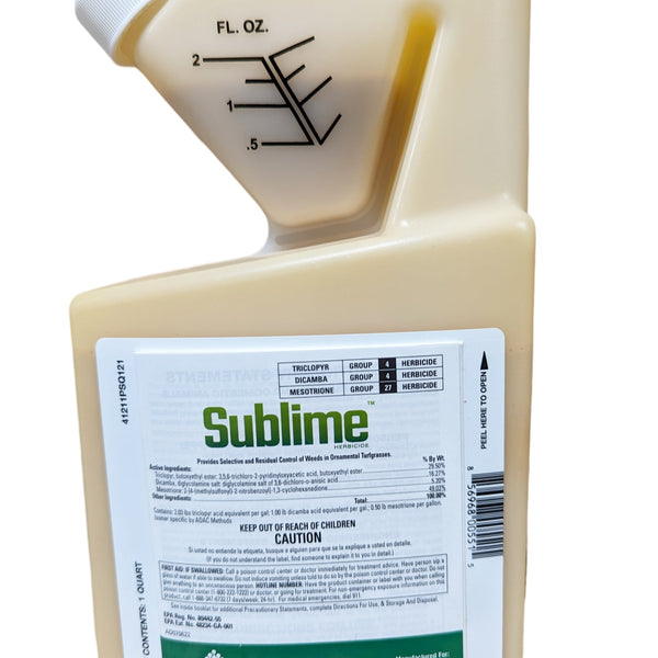 superb herbicide Sublime Herbicide