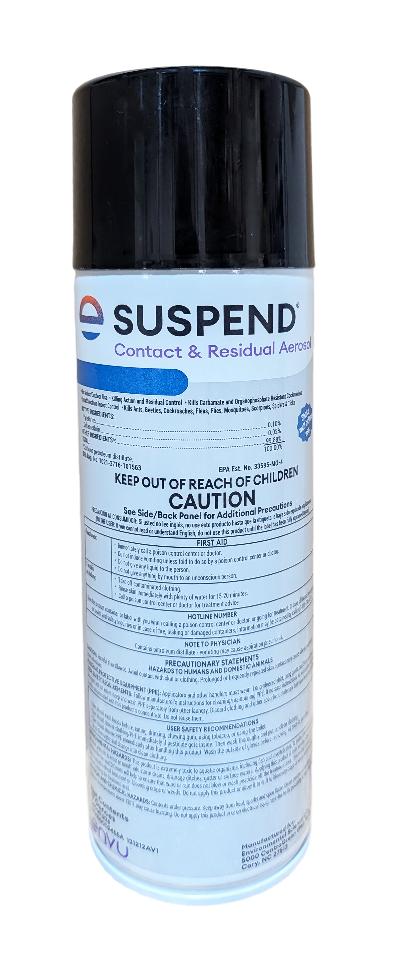 Suspend Contact & Residual Aerosol Insecticide case (12 x 17 oz cans)