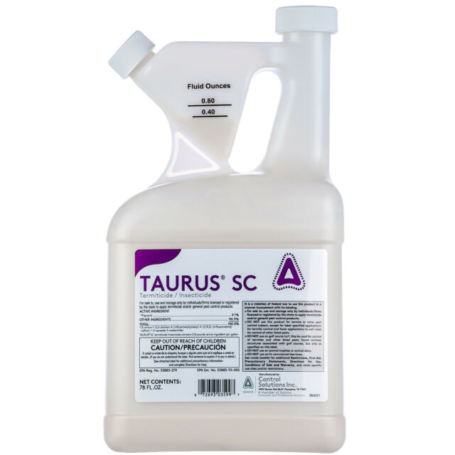 Taurus SC Insecticide – Termite & Pest Control with 9.1% Fipronil 78 oz