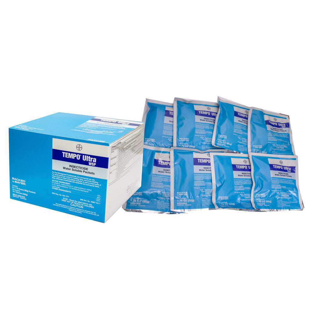 Tempo Ultra WSP Insecticide box (8 x 50g packets) - simple