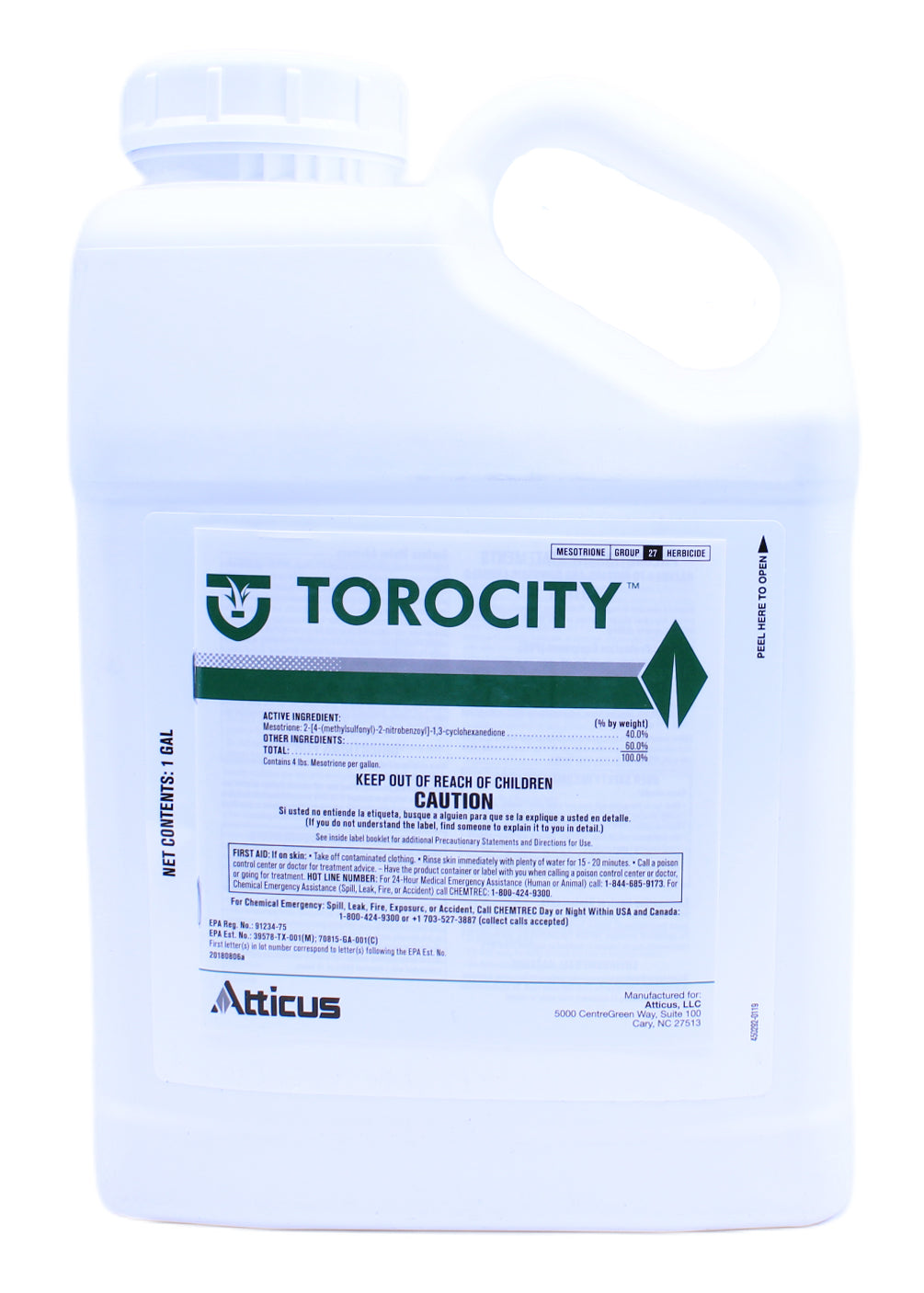 Torocity 4SC Herbicide gallon (128 oz)