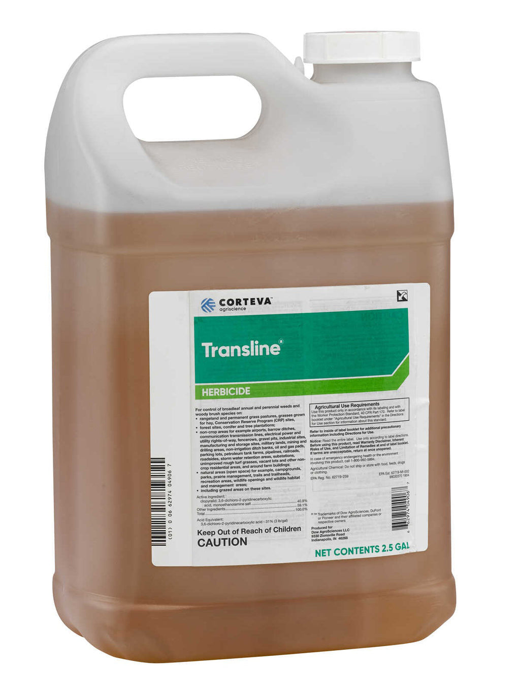 Transline Herbicide for Pastures Rangeland & Forestry