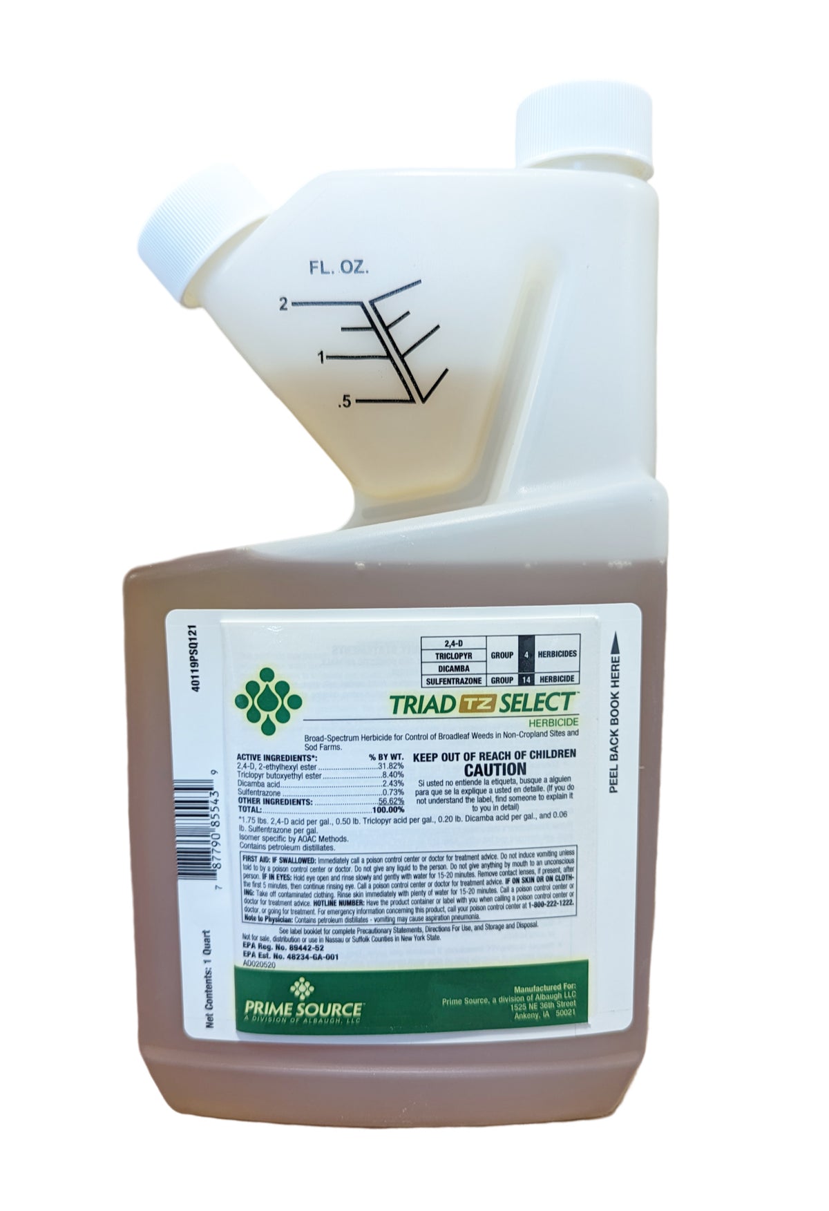 Triad TZ Select Herbicide – Broadleaf Weed Control for Turf 1 qt