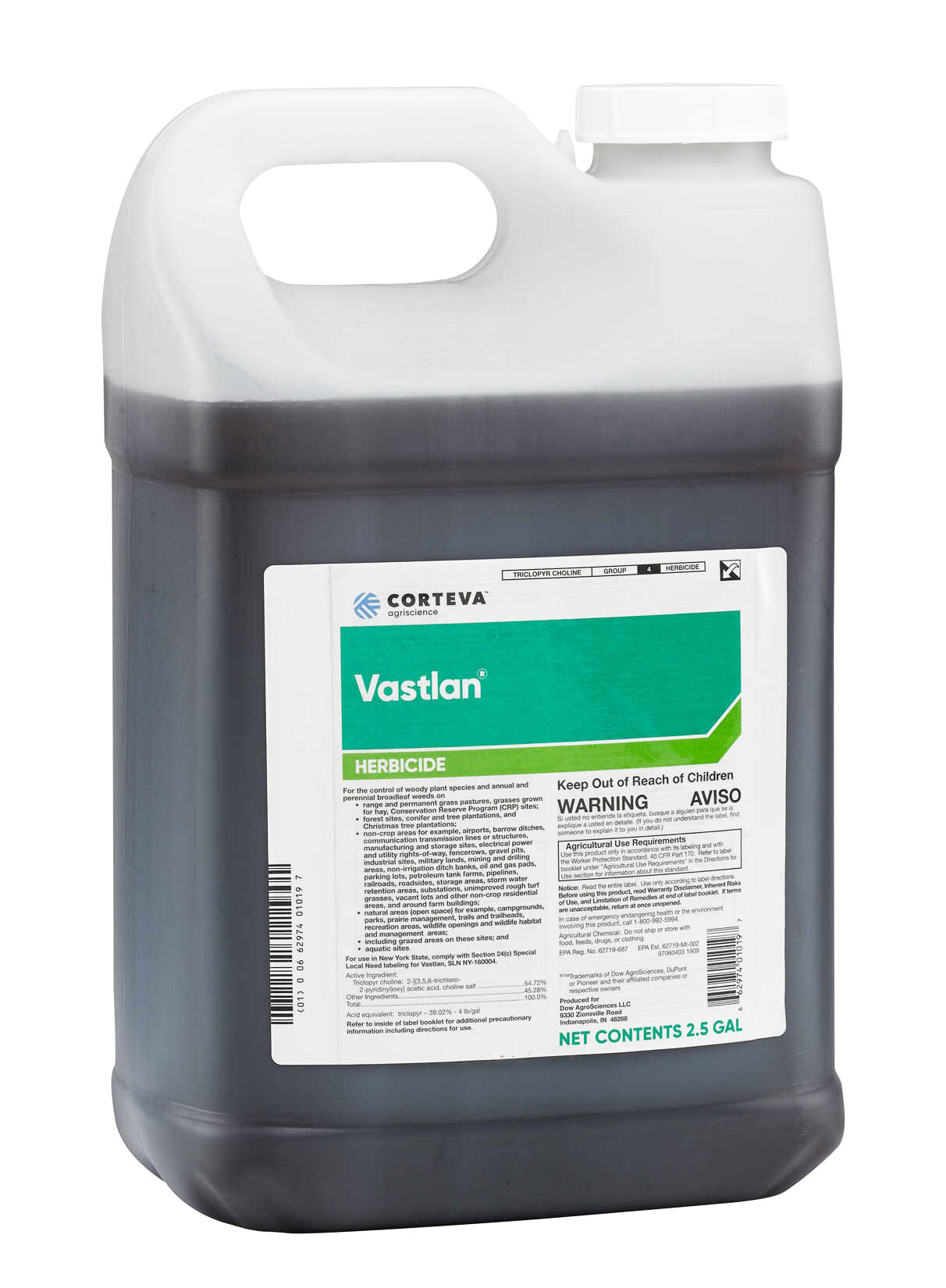 Vastlan Herbicide jug (2.5 gal)