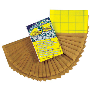 Whitmire Sensor Yellow Monitoring Cards-50 Cards - simple